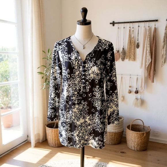 NWOT Designer Diane Von Furstenberg 100% Silk "Nana" Star Meadow Tunic Dress. - Picture 3 of 12